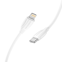 Кабель Borofone BX19 Type-C to Lightning 20W 2.4A 3м white