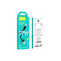 Кабель Hoco X96 USB-A to Type-C 27W 3A 1м black