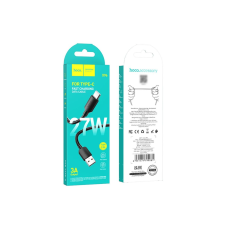 Кабель Hoco X96 USB-A to Type-C 27W 3A 1м black