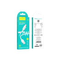 Кабель Hoco X96 USB-A to Type-C 27W 3A 1м white