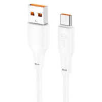 Кабель Hoco X93 USB-A to Type-C Force 27W 3A 1м white