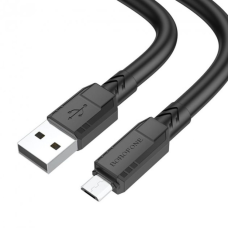 Кабель Borofone BX81 USB-A to Micro USB 2.4A 1м black