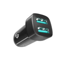 АЗП Ridea RCC-21012 12W 2.4A 2USB-A black