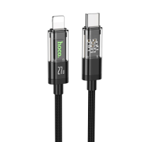Кабель Hoco U116 Type-C to Lightning 27W 3A 1.2м black