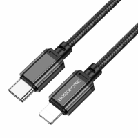 Кабель Borofone BX87 USB-C to Lightning 20W 3A 1м black