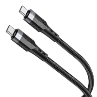 Кабель Borofone BU35 Type-C to Type-C 60W 3A 1.2м black