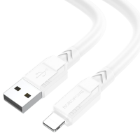 Кабель Borofone BX81 USB-A to Lightning 2.4A 1м white
