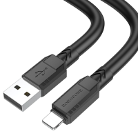 Кабель Borofone BX81 USB-A to Lightning 2.4A 1м black