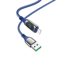 Кабель Hoco S51 Extreme USB-A to Lightning 12W 2.4A 1.2м blue