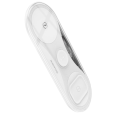Бездротовий зарядний пристрій Borofone BQ19 3в1 15W white