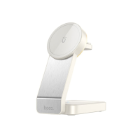 Бездротовий зарядний пристрій Hoco CQ3 3в1 15W white