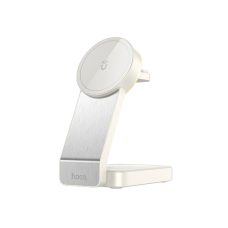 Бездротовий зарядний пристрій Hoco CQ3 3в1 15W white