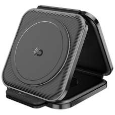 Бездротовий зарядний пристрій Hoco CQ4 3в1 15W black