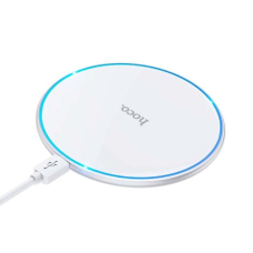 Бездротовий зарядний пристрій Hoco CW6 Pro 2в1 15W white