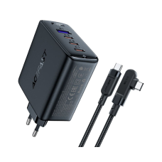 Зарядний пристрій Acefast A37 100W 5A USB-A+3USB-С з кабелем C-C black