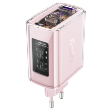 Зарядний пристрій Acefast A45 65W 3A USB-A+2USB-С pink