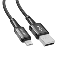 Кабель Acefast C1-02 USB-A to Lightning 12W 2.4A 1.2м black