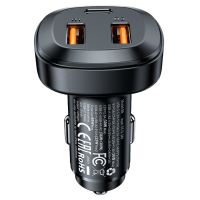 АЗП Acefast B9 66W 2USB-A+USB-C black