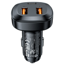 АЗП Acefast B9 66W 2USB-A+USB-C black