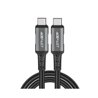 Кабель Acefast C1-09 Type-C to Type-C 240W 5A 1м black gray