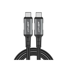 Кабель Acefast C1-09 Type-C to Type-C 240W 5A 1м black gray