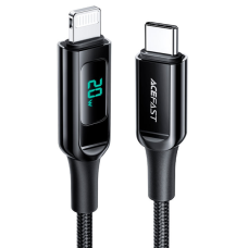 Кабель Acefast MFI C6-01 Type-C to Lightning 30W 3A 1.2м black