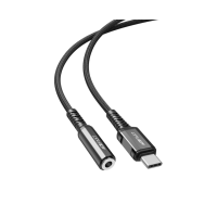 Audio кабель Acefast C1-07 Type-C to 3.5мм 0.18м black
