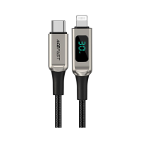 Кабель Acefast C6-01 Type-C to Lightning 30W 3A 1.2м silver