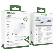Зарядний пристрій Acefast A77 Mini 30W 3A USB-C white