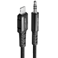 Audio кабель Acefast MFI C1-06 Lightning to 3.5мм 1.2м black