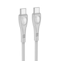 Кабель Borofone BX98 Type-C to Type-C 60W 3A 1м gray