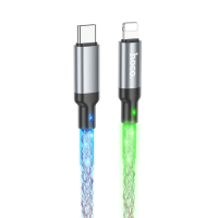 Кабель Hoco U112 Type-C to Lightning 20W 3A 1м gray