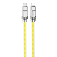 Кабель Hoco U113 Type-C to Lightning 20W 3A 1м gold
