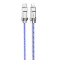 Кабель Hoco U113 Type-C to Lightning 20W 3A 1м blue