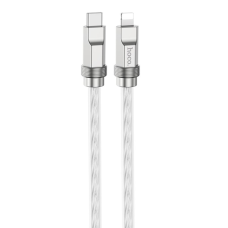 Кабель Hoco U113 Type-C to Lightning 20W 3A 1м silver