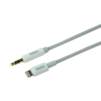 Audio кабель AUX Hoco UPA19 Lightning to 3.5мм 1м silver