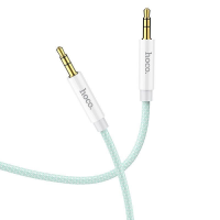 Audio кабель AUX Hoco UPA19 3.5мм 1м green