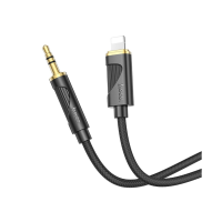 Audio кабель AUX Hoco UPA30 Lightning to 3.5мм 1м black