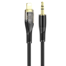 Audio кабель AUX Hoco UPA25 Lightning to 3.5мм 1м black