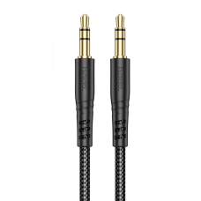 Audio кабель AUX Hoco UPA24 3.5мм 1м black