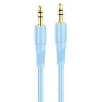 Audio кабель AUX Hoco UPA25 3.5мм 1м blue