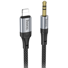 Audio кабель AUX Hoco UPA26 Lightning to 3.5мм 1м black