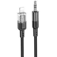 Audio кабель AUX Hoco UPA27 Lightning to 3.5мм 1.2м black