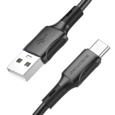 Кабель Borofone BX80 USB-A to Type-C 2.4A 1м black