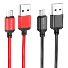 Кабель Borofone BX87 Sharp USB-A to Micro USB 12W 2.4A 1м red