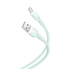 Кабель XO NB212 USB-A to Micro USB 2.1A 1м green
