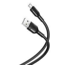 Кабель XO NB212 USB-A to Micro USB 2.1A 1м black