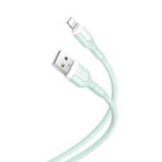Кабель XO NB212 USB-A to Lightning 2.1A 1м green