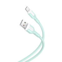 Кабель XO NB212 USB-A to Type-C 2.1A 1м green