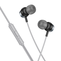 Навушники Hoco M122 Type-C metal gray